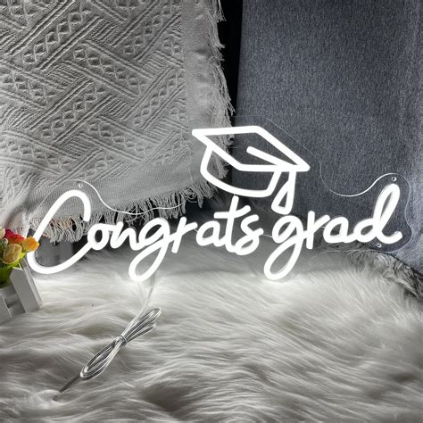 neon graduation sign|congratulations personalized sign.